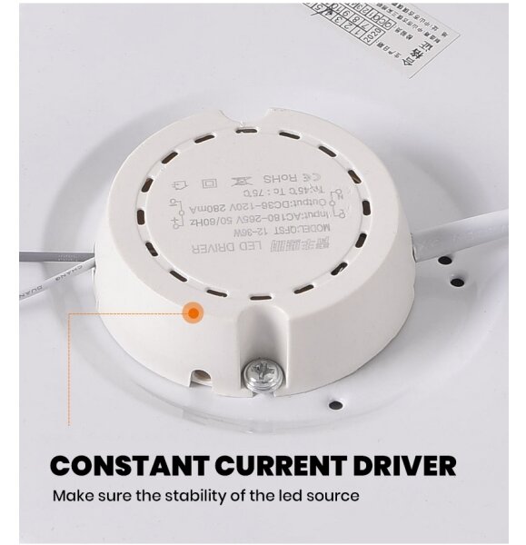 Brilagi - Plafoniera LED dimmerabile SMART LED/36W/230V Wi-Fi Tuya + telecomando