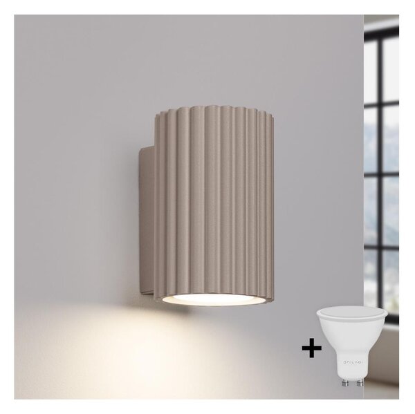 Brilagi - Lampada da parete LED CRESTO 1xGU10/10W/230V 10 cm taupe