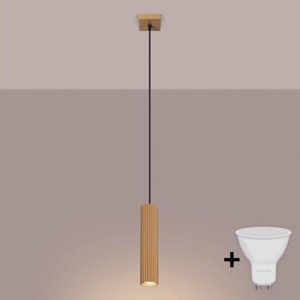 Brilagi - Lampada a sospensione LED su cavo CRESTO 1xGU10/10W/230V oro