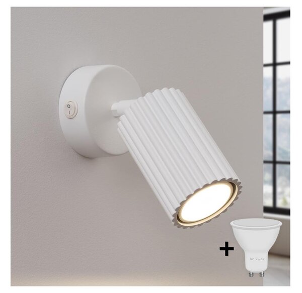 Brilagi - Faretto da parete LED CRESTO 1xGU10/10W/230V bianco