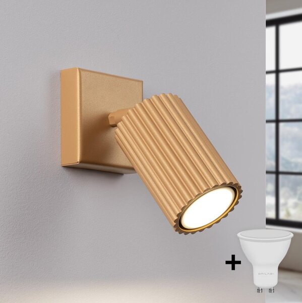 Brilagi - Faretto LED da parete CRESTO 1xGU10/10W/230V, dorato