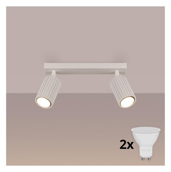 Brilagi - Faretto LED CRESTO 2xGU10/10W/230V crema