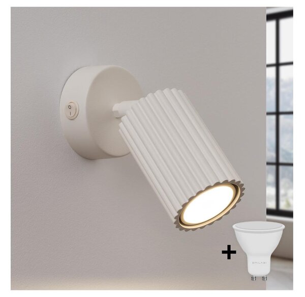 Brilagi - Faretto spot da parete LED CRESTO 1xGU10/10W/230V, colore crema