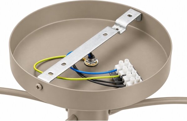Jupiter 2195 - Lampadario a plafone NOLA 5xE27/15W/230V beige