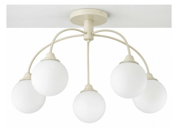 Jupiter 2192 - Lampadario da soffitto NOLA 5xE27/15W/230V color crema