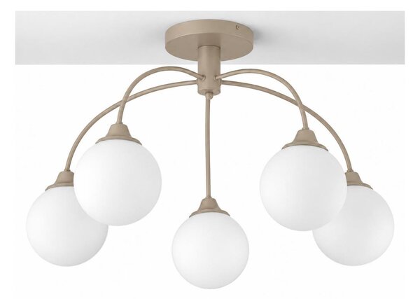 Jupiter 2195 - Lampadario a plafone NOLA 5xE27/15W/230V beige