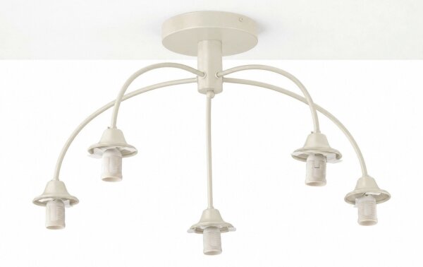 Jupiter 2192 - Lampadario da soffitto NOLA 5xE27/15W/230V color crema