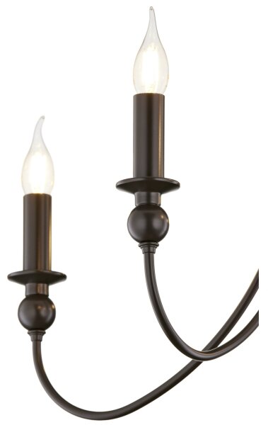 Jupiter 2172 - Lampadario a catena WERONA 5xE14/11W/230V nero