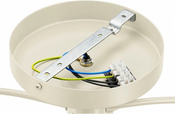Jupiter 2192 - Lampadario da soffitto NOLA 5xE27/15W/230V color crema