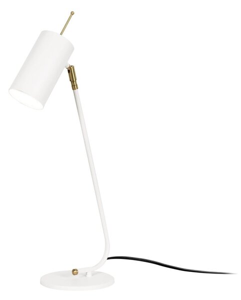 Lampada da tavolo bianca con paralume in metallo (altezza totale 55 cm) Sivani – Opviq lights