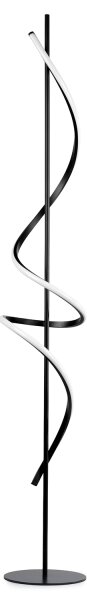 ONLI - Lampada LED da terra TWIST LED/24W/230V 4000K nero