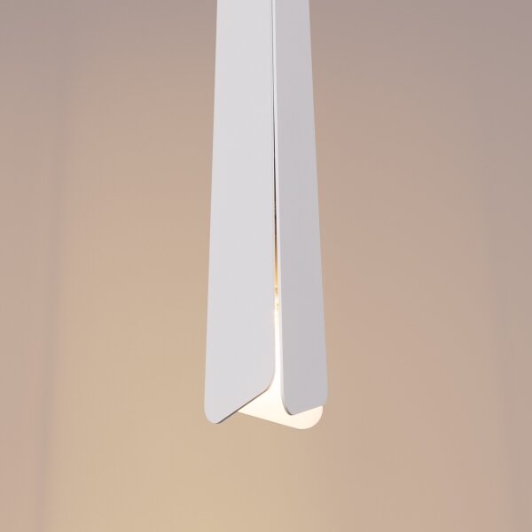 Sollux SL.1397 - Lampadario a sospensione con filo PRYSM 1xG9/8W/230V bianco