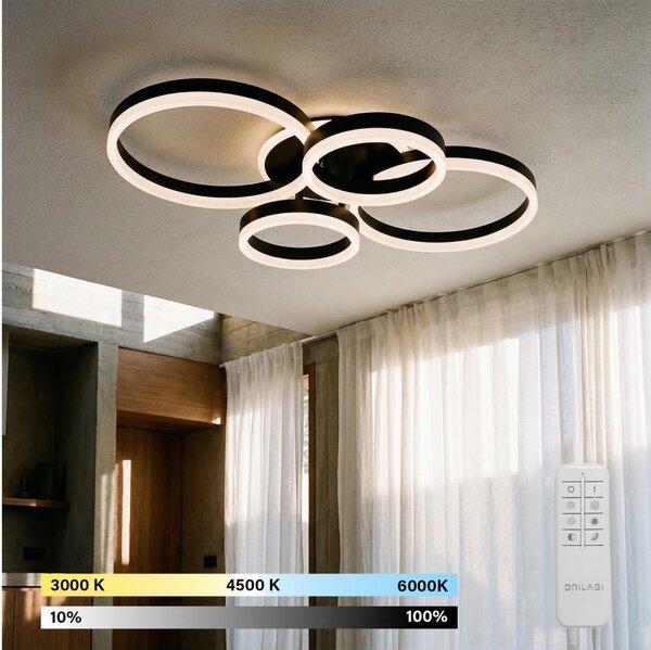 Brilagi - Plafoniera LED dimmerabile ORBITS LED/49W/230V 3000-6000K + TC