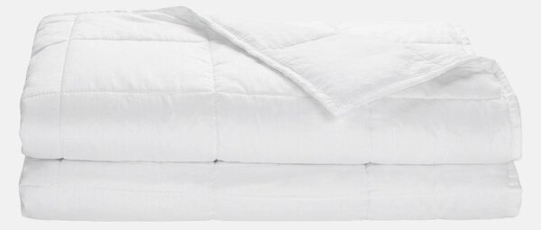 Coperta ponderata per adulti, realizzata in 100% cotone, collezione "Bianco" - 9,5 kg / 135x200 cm - Coperta con peso integrato