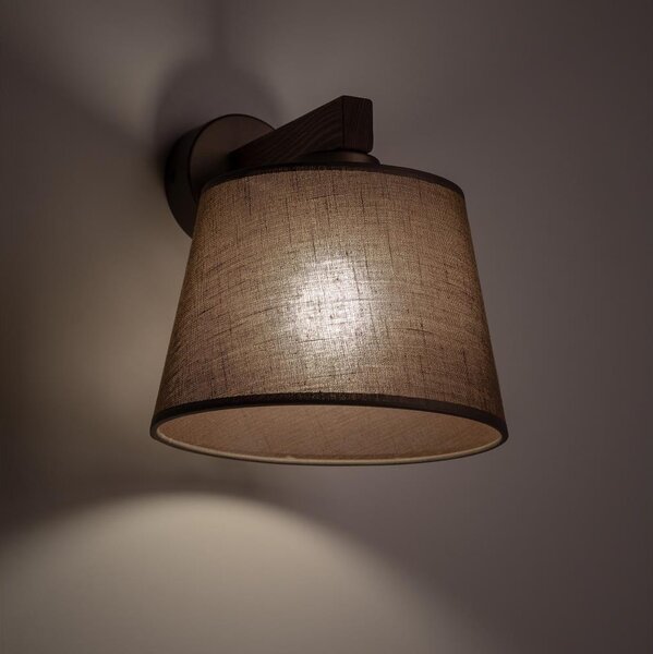 Brilagi - Lampada da parete LATTE 1xE27/15W/230V pino/marrone