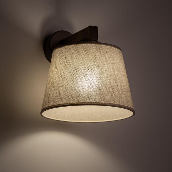 Brilagi - Applique da parete LATTE 1xE27/15W/230V pino/beige
