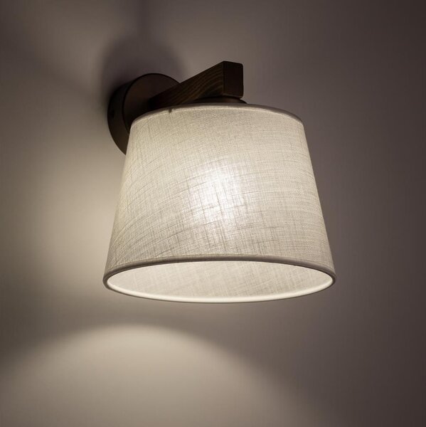 Brilagi - Lampada da parete LATTE 1xE27/15W/230V pino/bianco