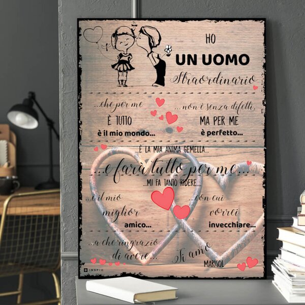 Congratulazioni e un messaggio d'amore