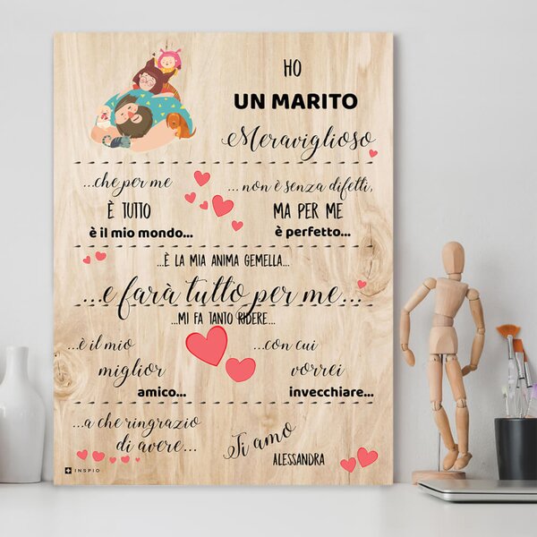 Ho un uomo meraviglioso - Un messaggio d'amore per marito