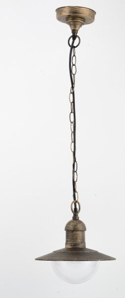 Brilagi - Lampada a sospensione per esterni MOLDE 1xE27/60W IP44 bronzo/patina
