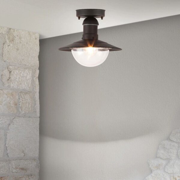Brilagi - Plafoniera da esterno MOLDE 1xE27/60W IP44 nera