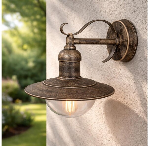Brilagi - Applique da esterno MOLDE 1xE27/60W/230V IP44 bronzo/patina