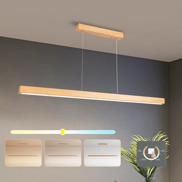 Brilagi - Lampadario LED a cavo OAK LED/30W/230V 3000/4500/6000K rovere