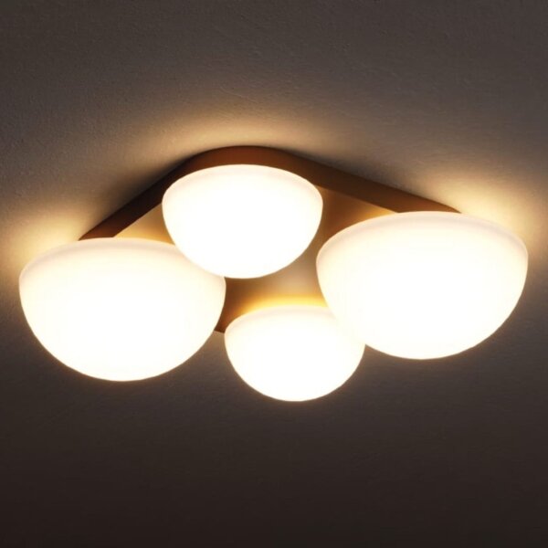 Redo 01-4332 - Plafoniera LED LUMIEN 4x LED/26W/230V 2700/3000K CRI90 dorata