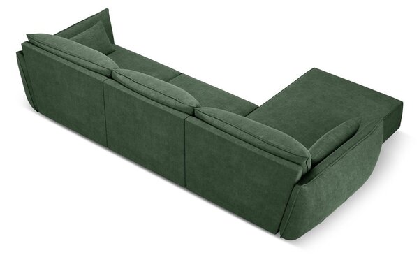 Divano angolare verde scuro (angolo sinistro) Vanda - Mazzini Sofas