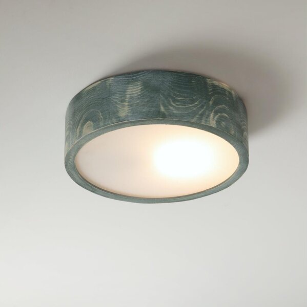 Brilagi - Lampada da soffitto PINO 1xE27/15W/230V pino/verde diam. 27,5 cm