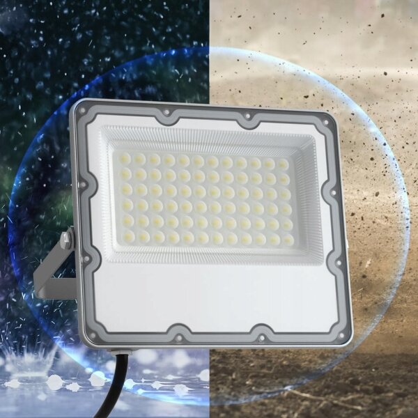 Proiettore LED da esterno LED/100W/230V 4500K IP65 grigio