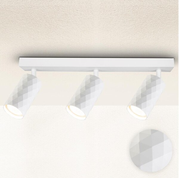 Brilagi - Faretto SELE DIAMANT 3xGU10/30W/230V bianco