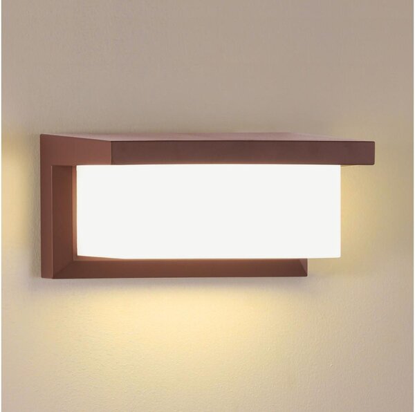 Brilagi - Applique da parete per esterni BRICKY 1xE27/60W/230V marrone IP54