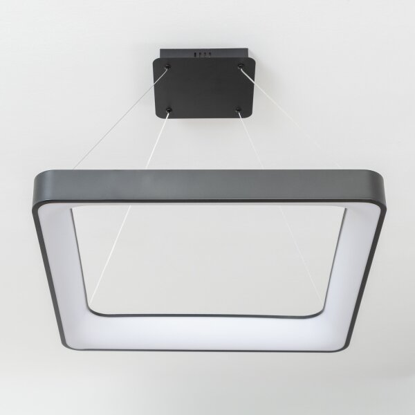 Brilagi - Lampadario a sospensione LED dimmerabile FALCON II LED/125W/230V 60x60 cm nero + telecomando