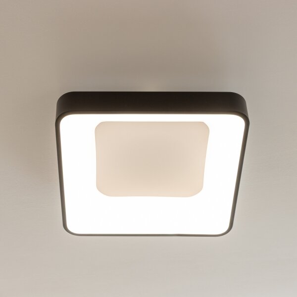 Brilagi - plafoniera LED dimmerabile FALCON II LED/80W/230V 40x40 cm nera + telecomando