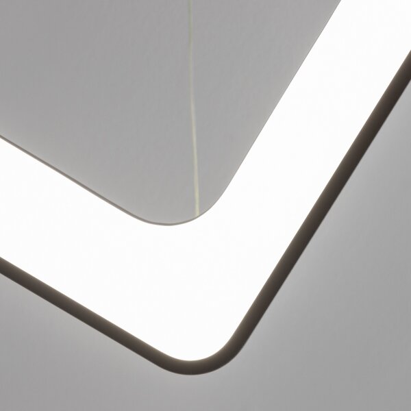 Brilagi - Lampadario a sospensione LED dimmerabile FALCON II LED/125W/230V 60x60 cm nero + telecomando