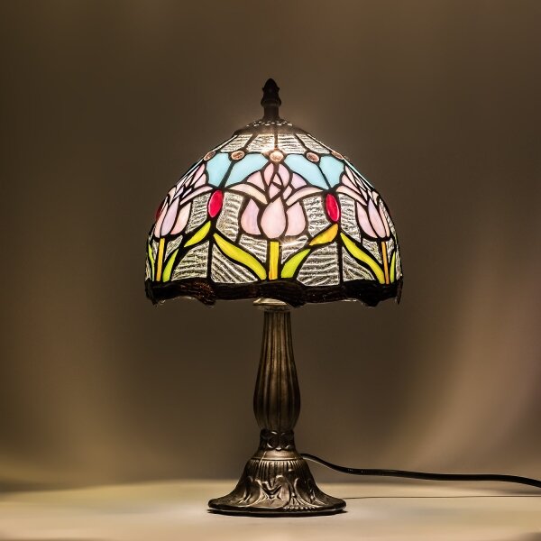 Brilagi - Lampada da tavolo in stile Tiffany LORAS 1xE14/40W/230V