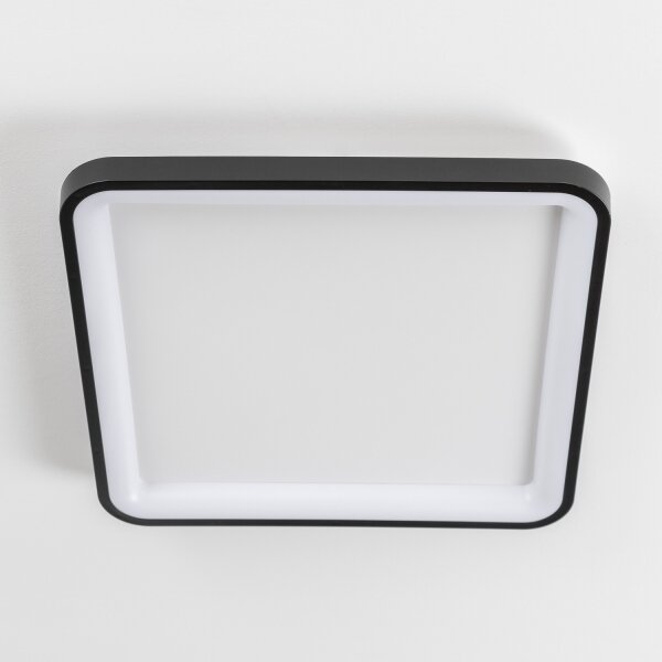 Brilagi - Lampada da soffitto dimmerabile a LED FALCON SLIM LED/50W/230V 50x50 cm nero + telecomando