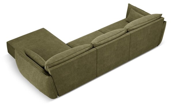 Divano angolare verde (angolo destro) Vanda - Mazzini Sofas