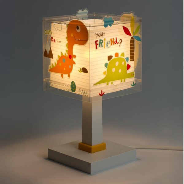Dalber 73451N - Lampada LED da comodino per bambini DINOS 1xG4/4W/230V multicolore