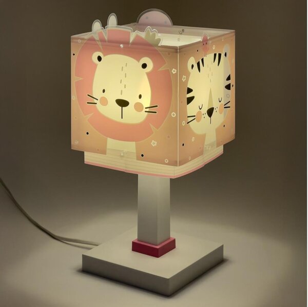 Dalber 63111NS - Lampada LED per bambini BABY JUNGLE 1xG4/4W/230V rosa