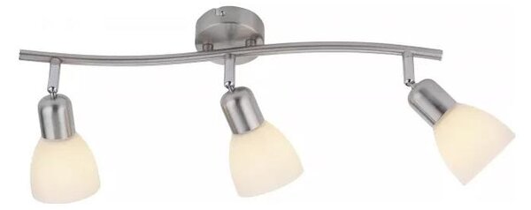 JUST LIGHT. 11953-55 - Faretto KARO 3xE14/40W/230V cromo opaco