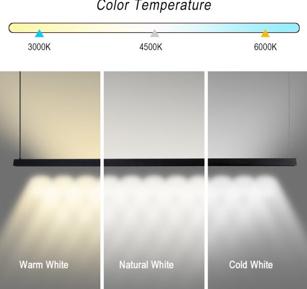 Immax NEO 07308L-LED Lampada a sospensione dimmerabile con cavo MADEIRA 44W/230V Wi-Fi Tuya 202 cm nero