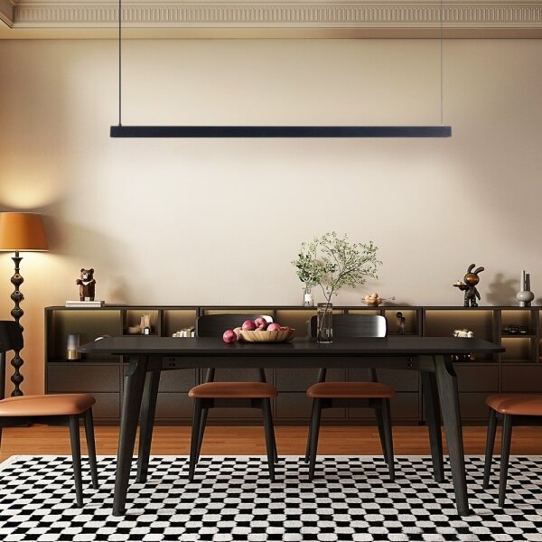 Immax NEO 07307L-LED Lampadario dimmerabile a sospensione su cavo MADEIRA 33W/230V Wi-Fi Tuya 152 cm nero