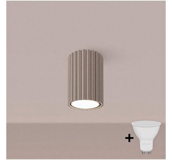 Brilagi - Faretto LED CRESTO 1x GU10/10W/230V 10 cm taupe