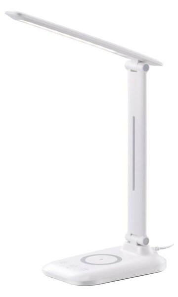 Immax 09107L - Lampada da tavolo LED dimmerabile con ricarica wireless QI LUMI LED/7W/230V bianco