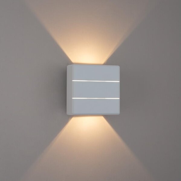 Immax 08521L - Applique LED da esterno LUXLINE 6W/230V 3000K IP54 bianco