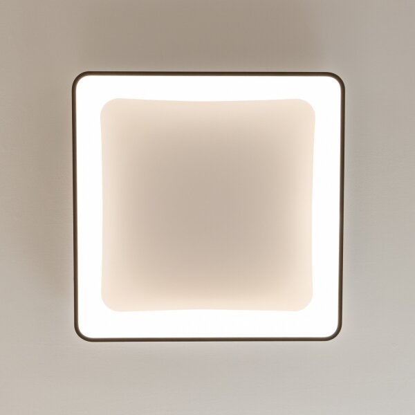 Brilagi - Plafoniera LED dimmerabile FALCON II LED/125W/230V 60x60 cm nera + telecomando