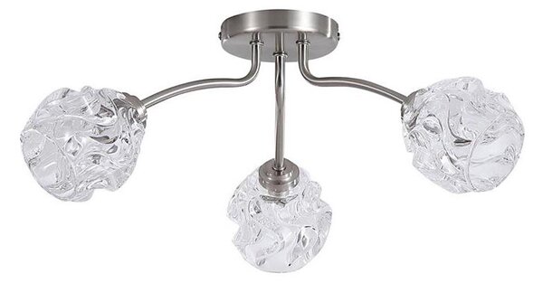 Searchlight 11523-3SN - Lampadario da soffitto ASTRAL 3xG9/33W/230V cromo opaco