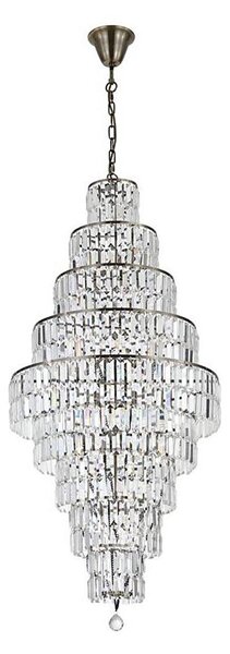 Searchlight 1500-13AB - Lampadario a catena EMPIRE 13xE14/60W/230V